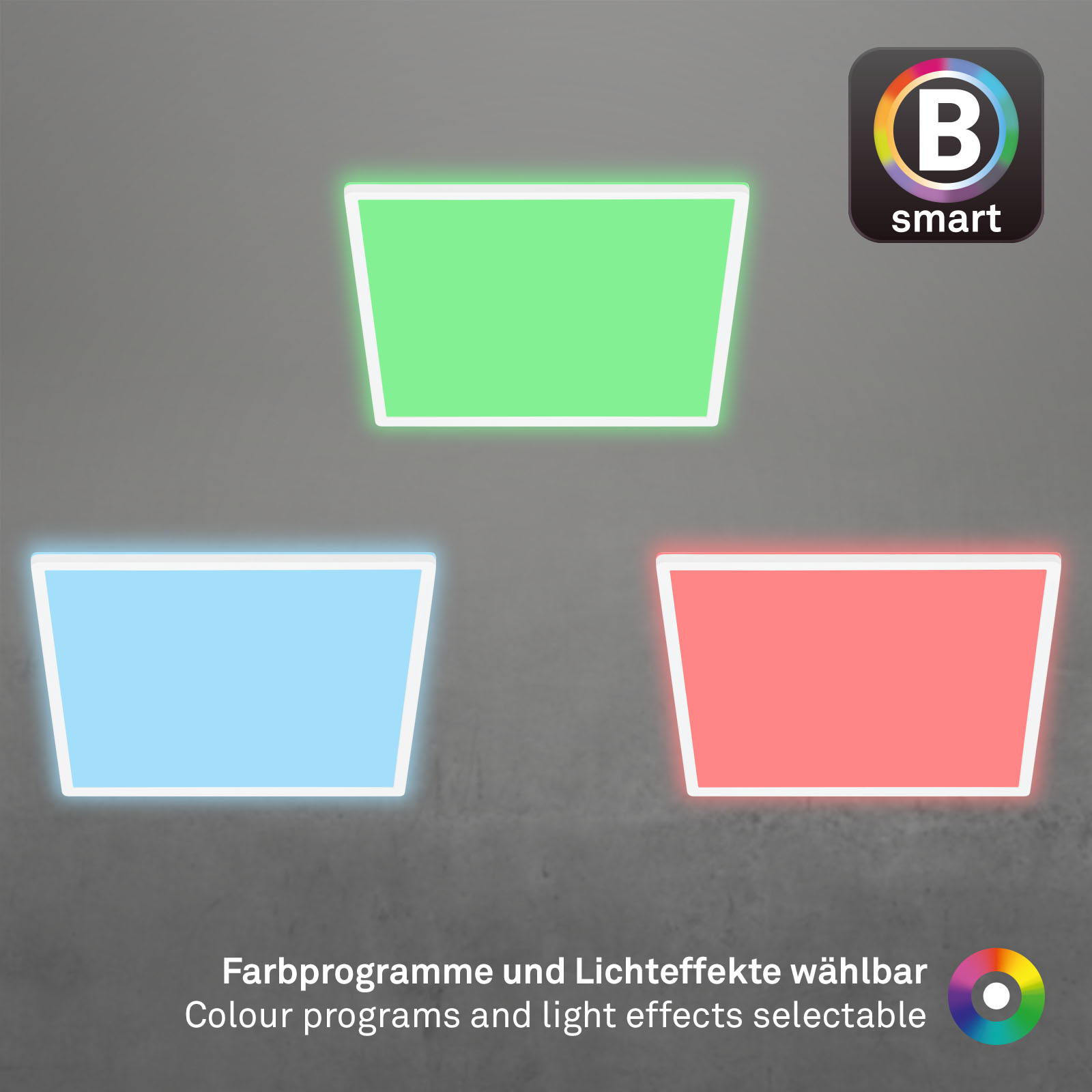 B smart RGB/W-LED Panel weiß