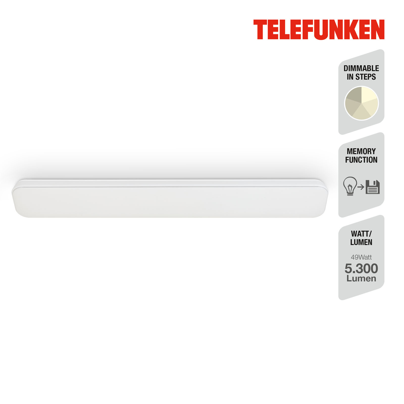 LED Deckenleuchte weiß LED-Platine Titelbild