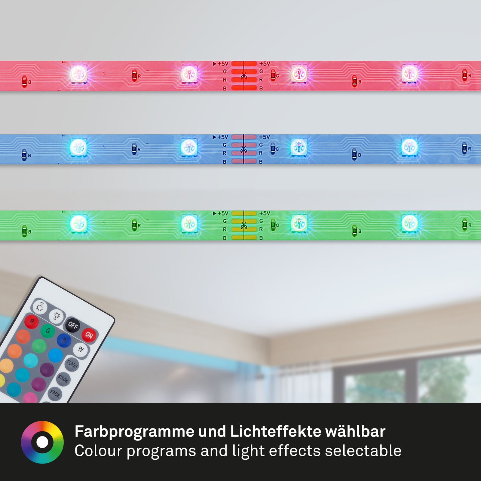 RGB LED Flexband Weiß