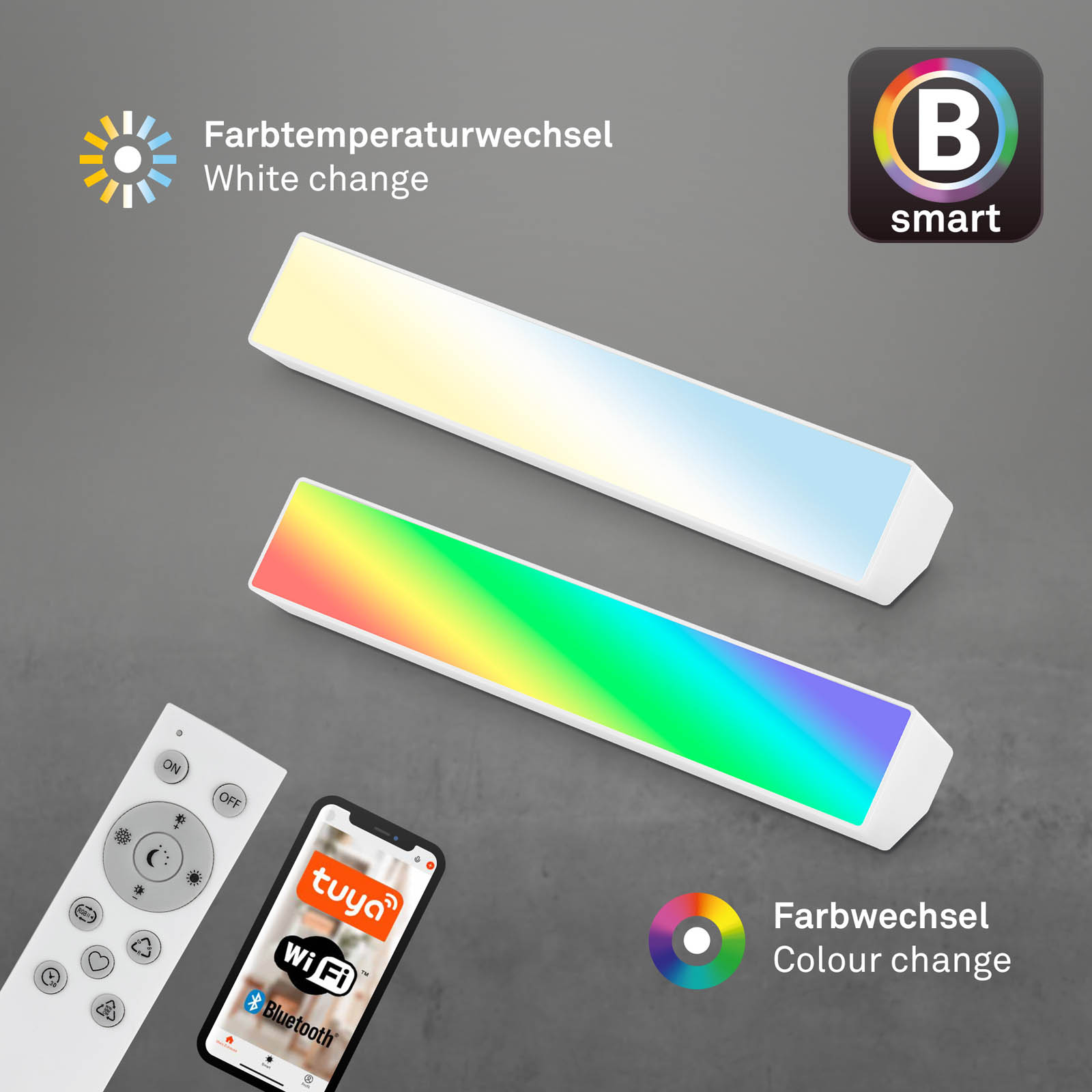 CCT RGB Wall Washer Weiß Smart Home