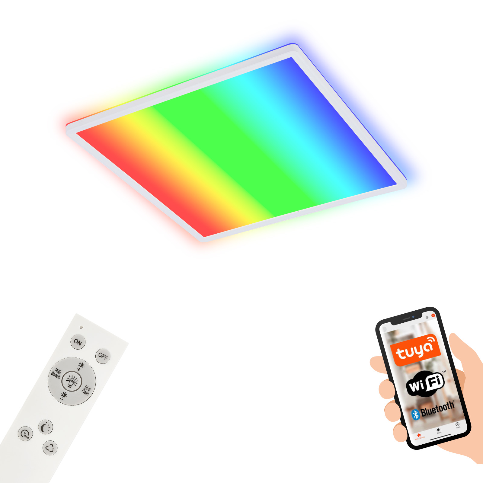 B smart RGB/W-LED Panel weiß