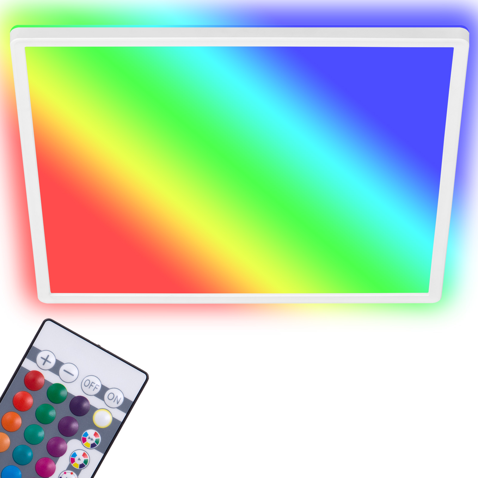 LED Panel RGB Ultraflach weiß Freisteller