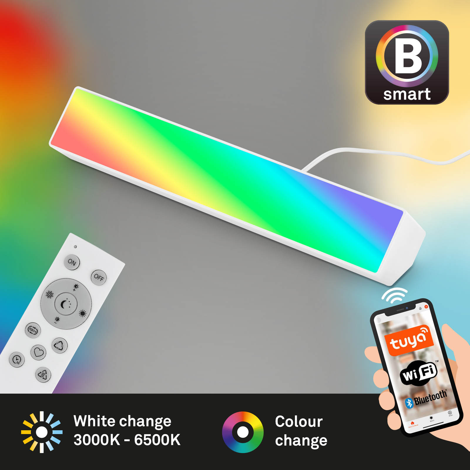 CCT RGB Wall Washer Weiß Smart Home