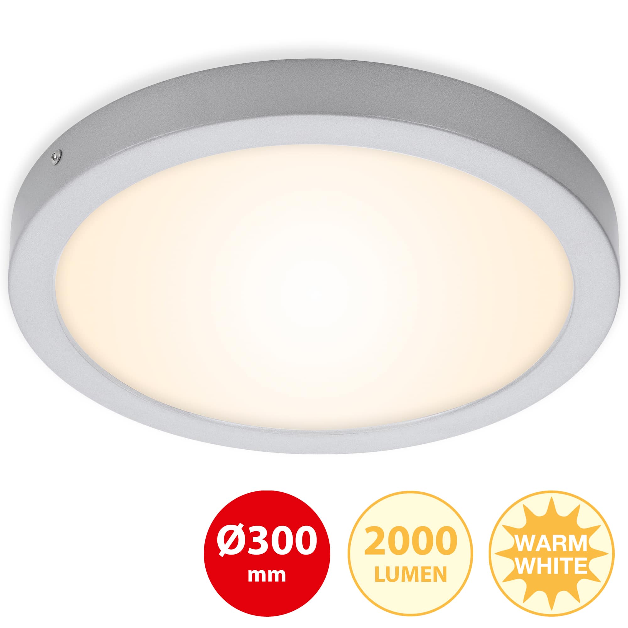 LED Aufbauleuchte chrom-matt 1xLED-PlatineTitelbild