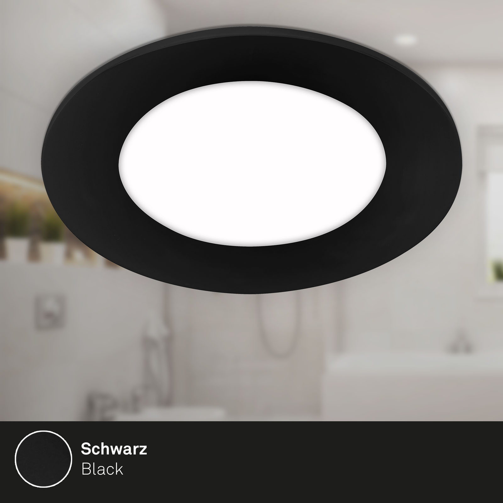 LED Einbauleuchten Schwarz