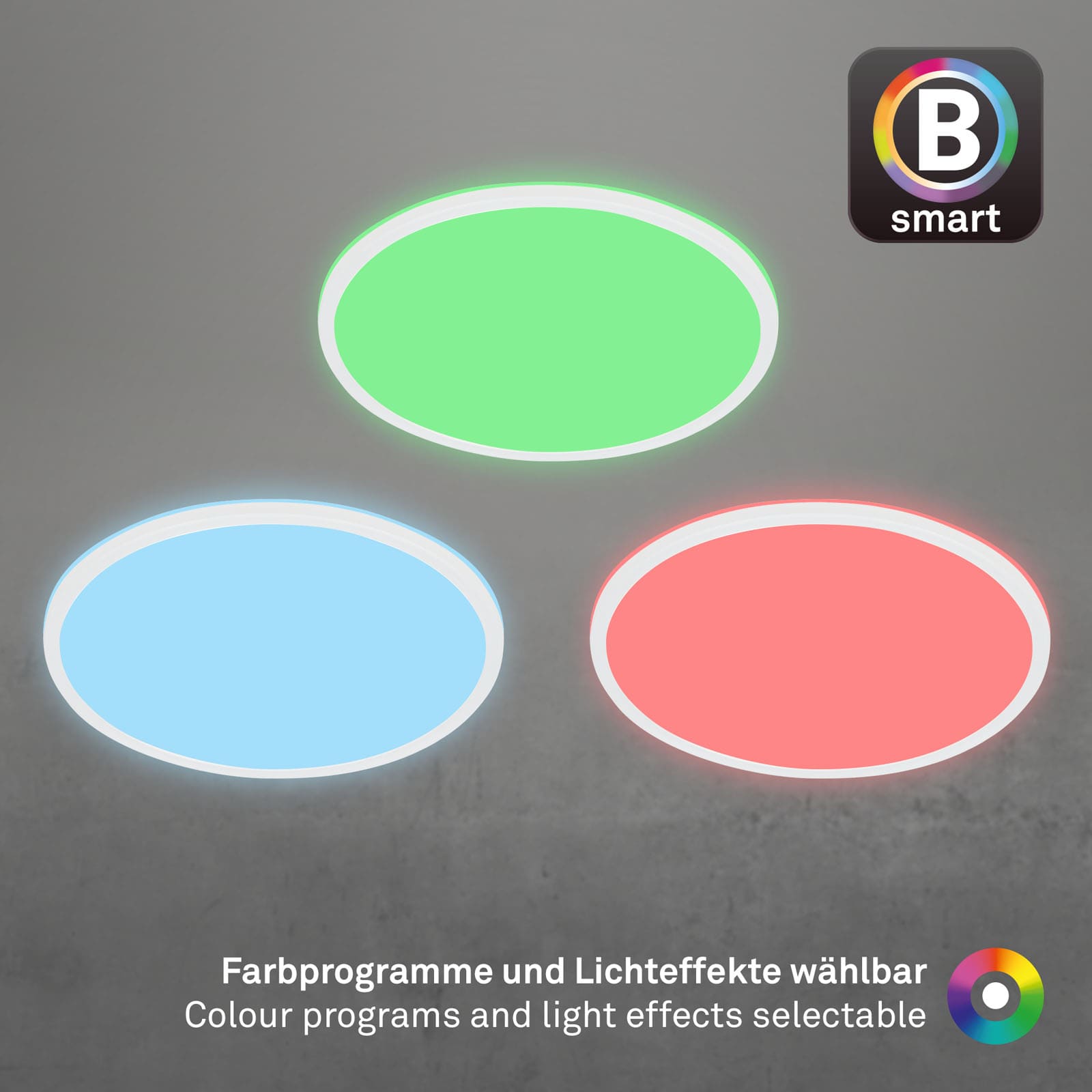 B smart RGB/W-LED Panel weiß