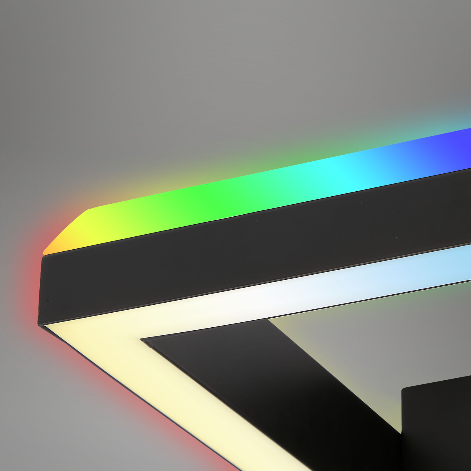 RGB CCT LED Deckenleuchte Schwarz