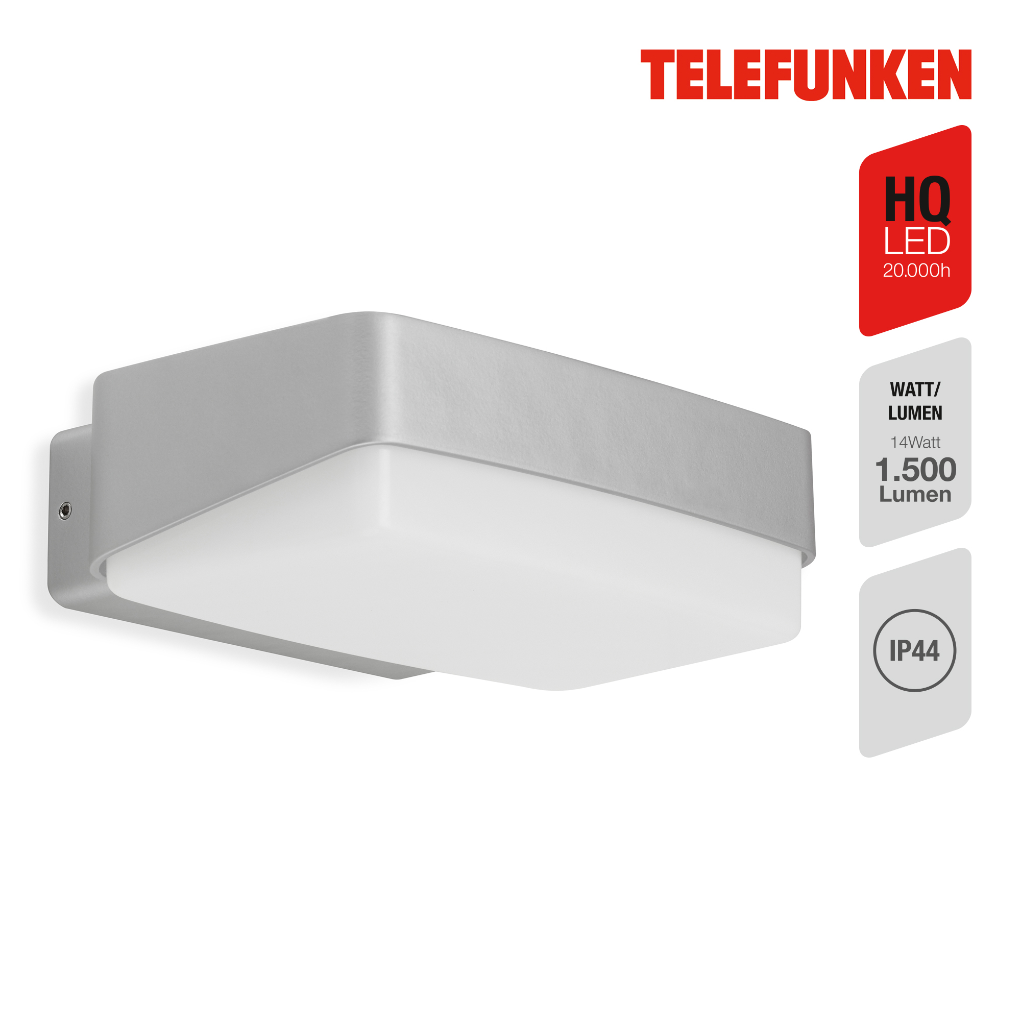 LED Außenwandleuchte silber LED-Platine1 Titelbild